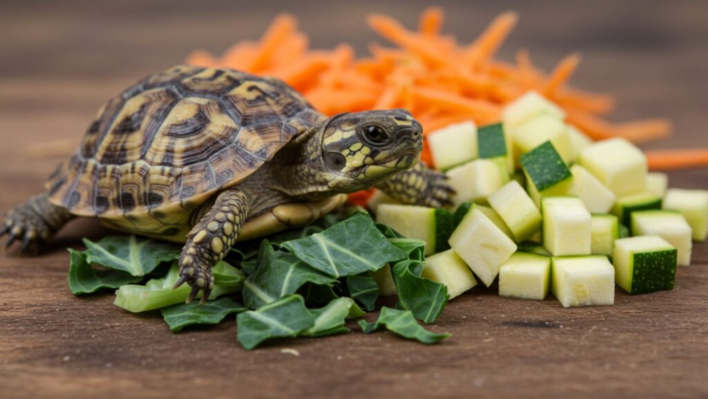 Best vegetables for a pet turtle