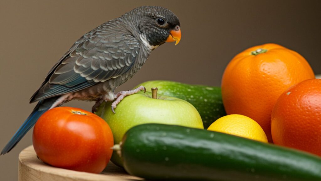 Can birds eat vegetables