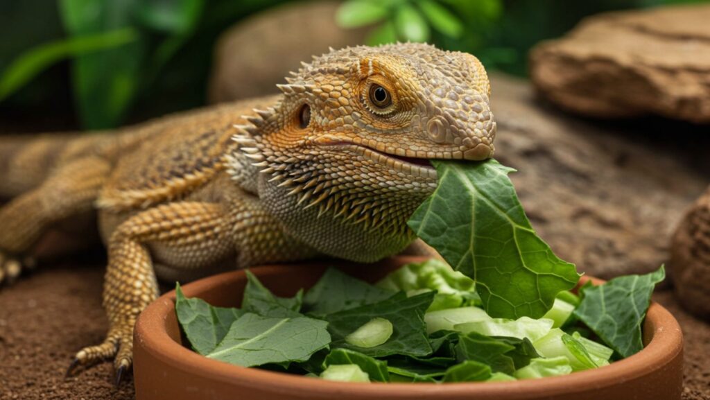 Can reptiles eat vegetables