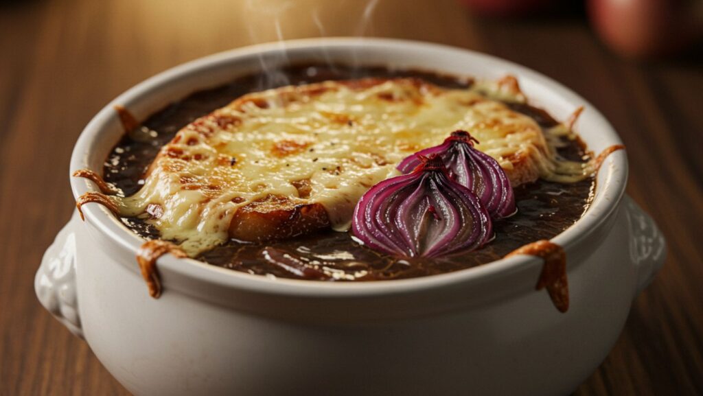Can you use red onions in French onion soup