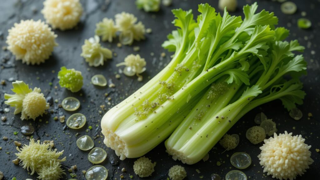 Celery and collagen production