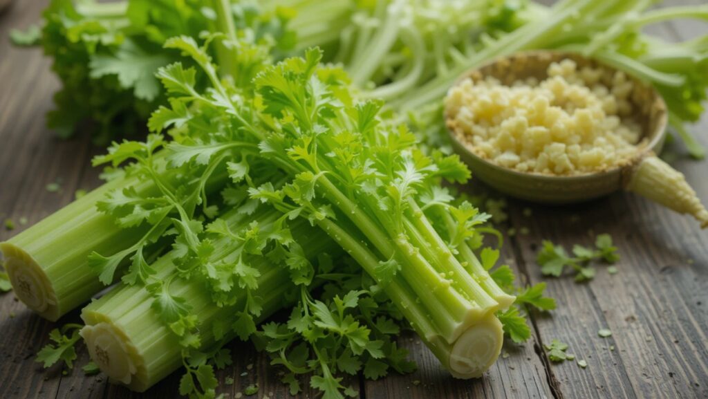 Celery for hair loss prevention
