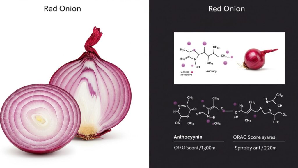 Do red onions have more antioxidants than other onions
