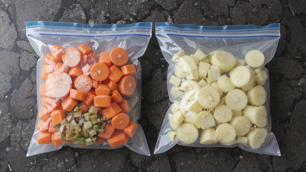 How to freeze vegetables properly