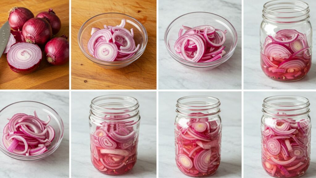 How to pickle red onions at home