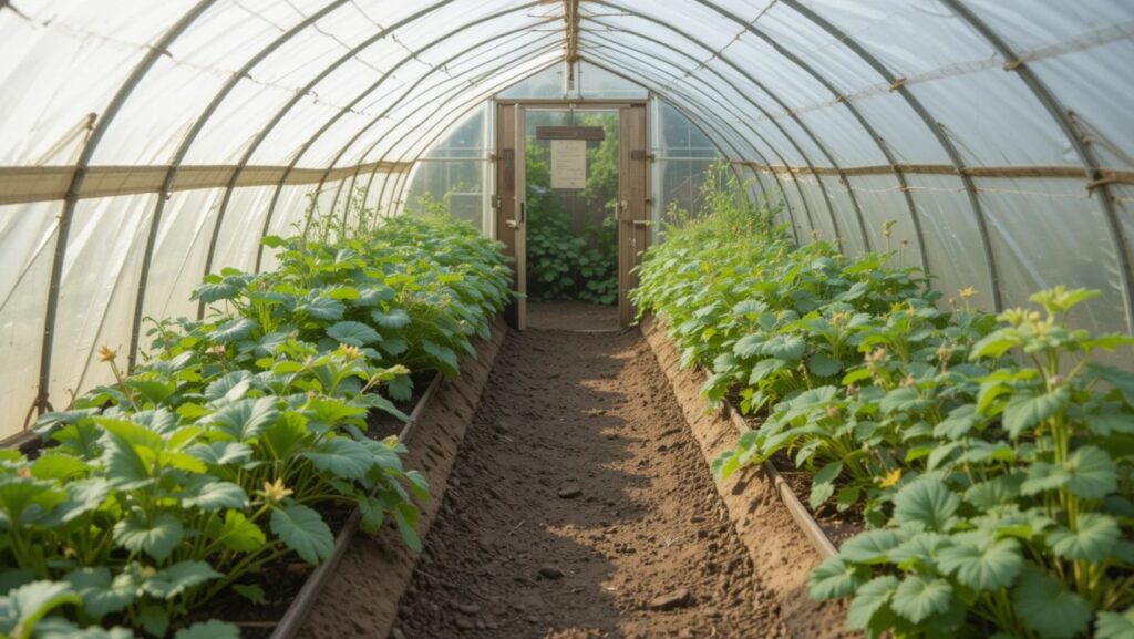 How to set up a greenhouse for year-round vegetable farming