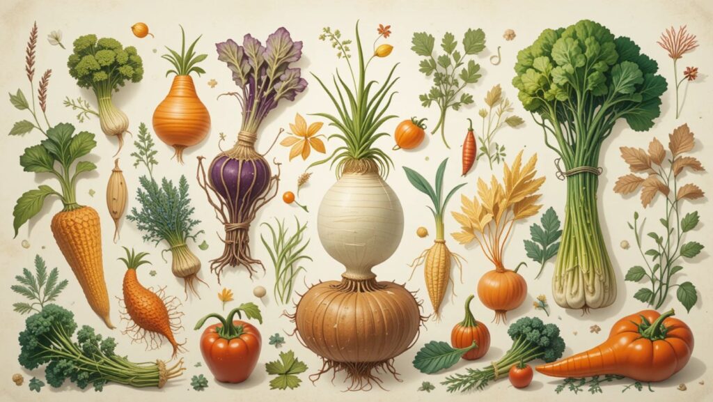Symbolism of vegetables in myths