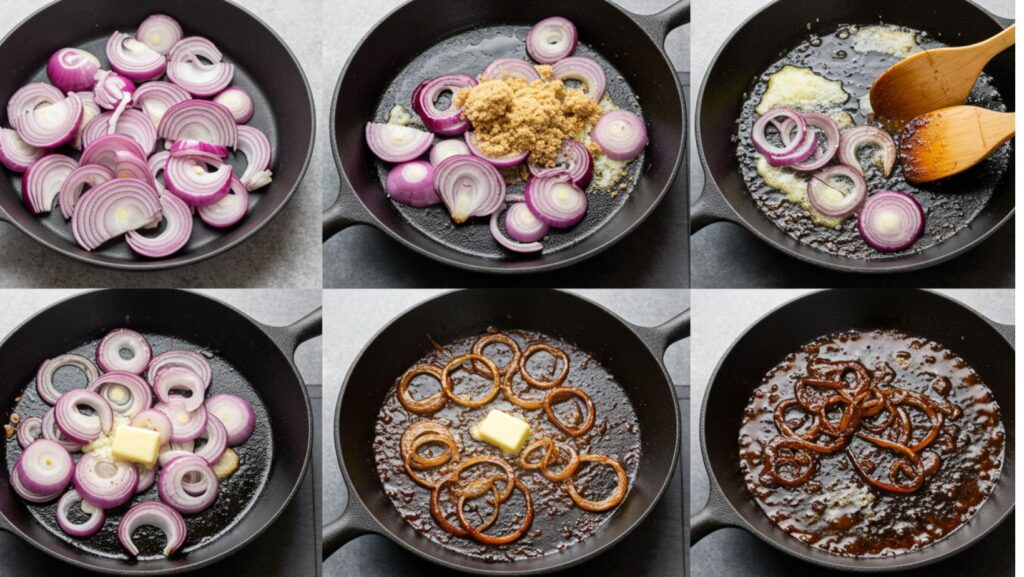 The best way to caramelize red onion
