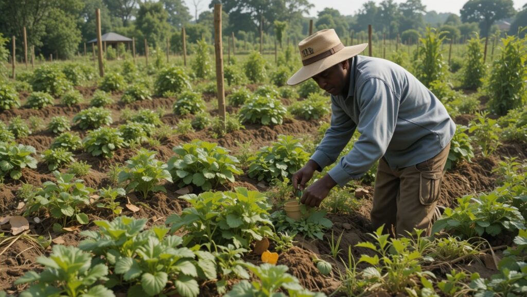 The history of vegetable farming