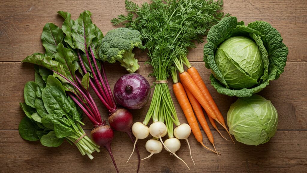 Top vegetables for maintaining a healthy gut microbiome