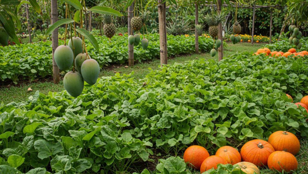 Tropical vegetables to grow