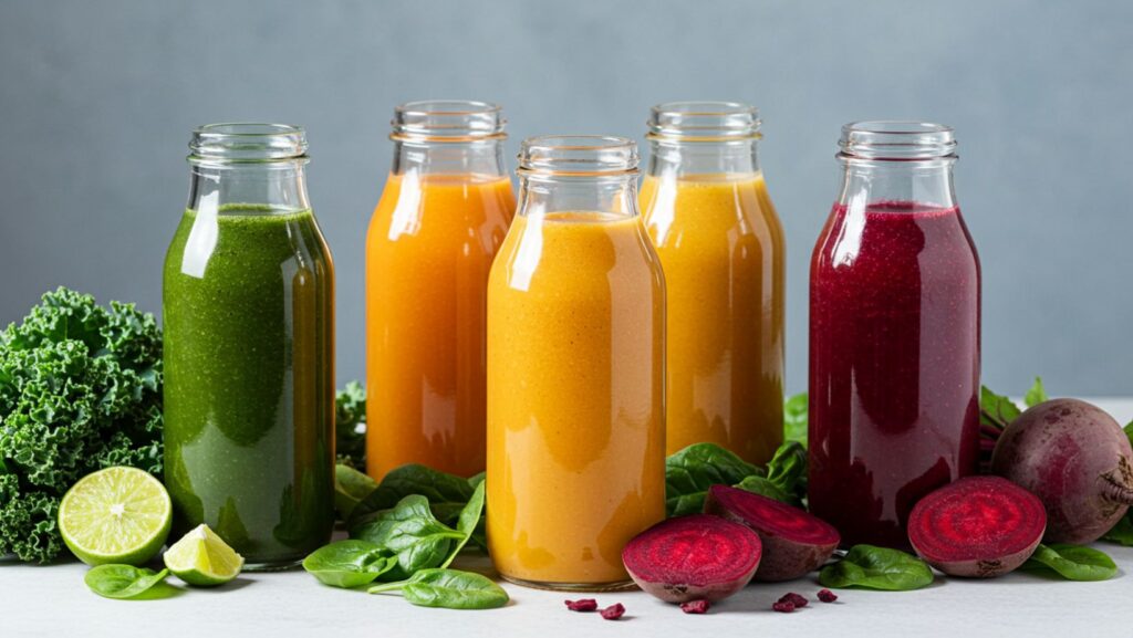 Vegetable-based protein shakes