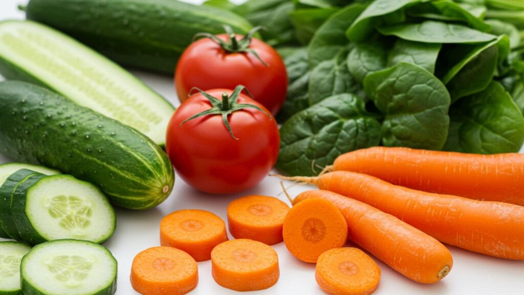 Vegetables for acne treatment
