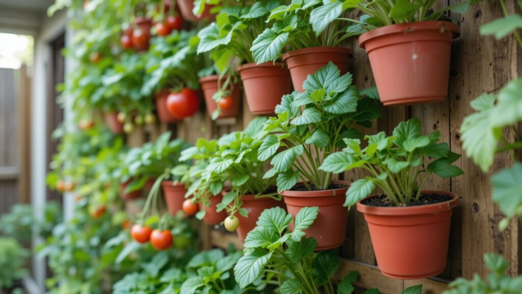 Vertical vegetable gardening