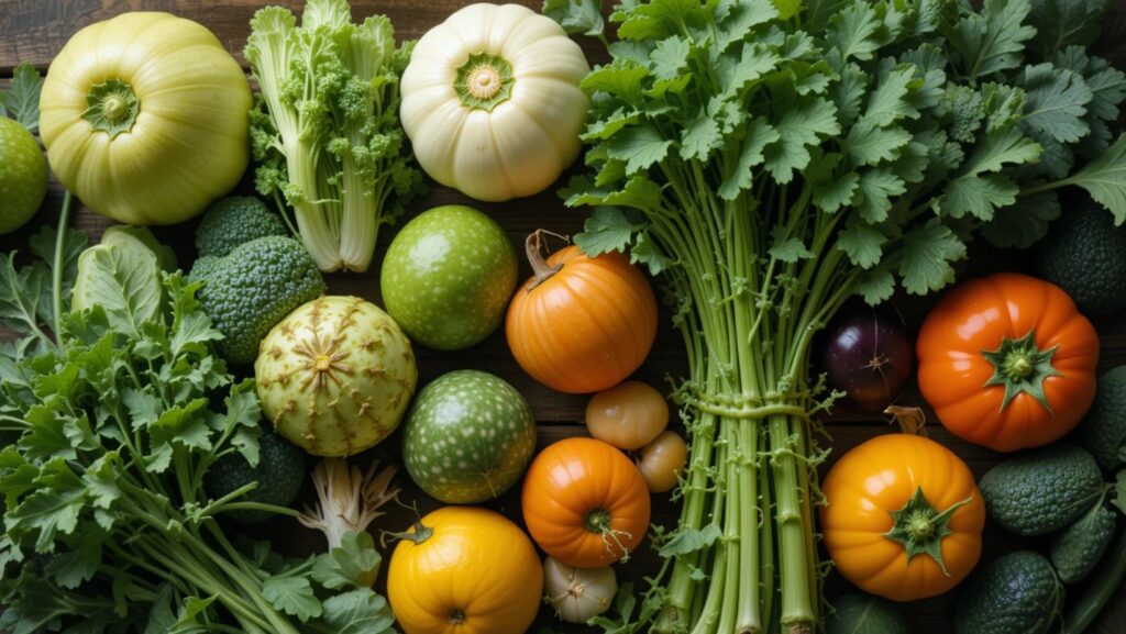 Which vegetables have the most water