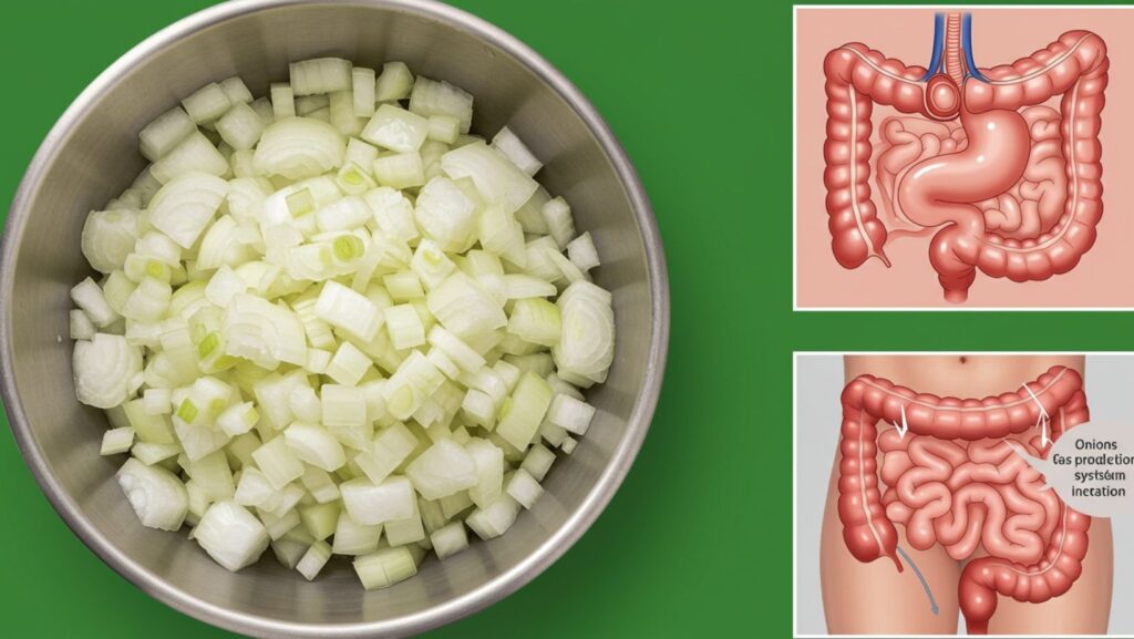 can onions cause gas
