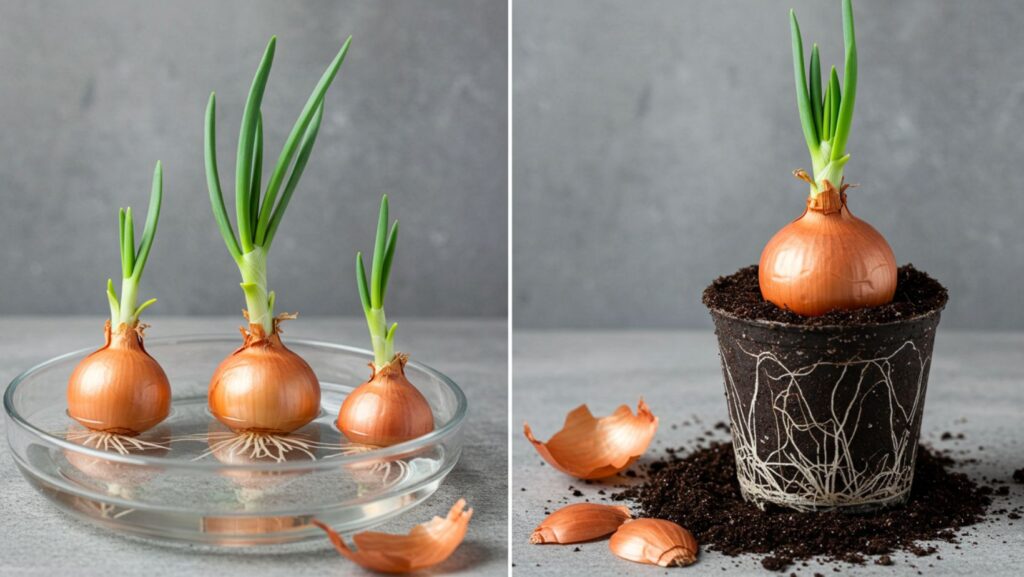 can onions regrow from scraps