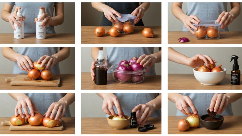 dealing with onion smell