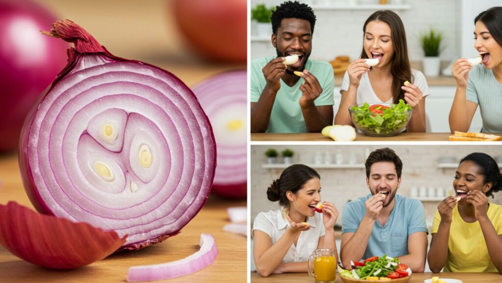 eating raw onions benefit