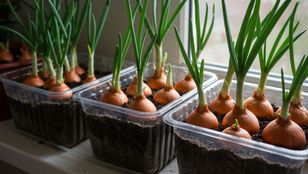 growing onions indoors