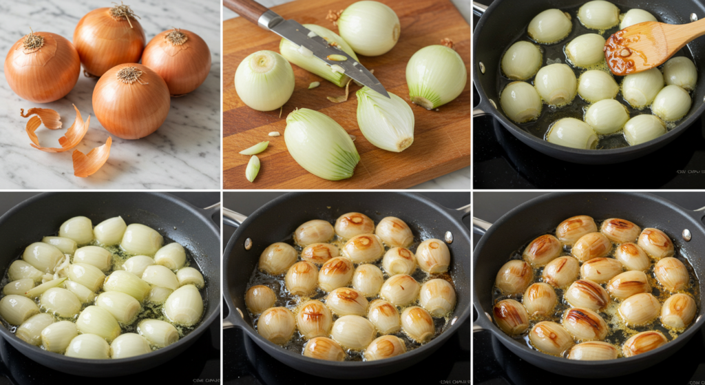 How to caramelize Cipollini onions