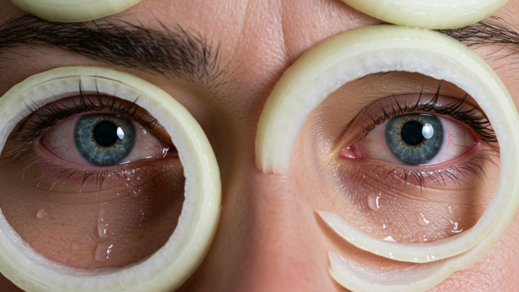 onions and eye irritation
