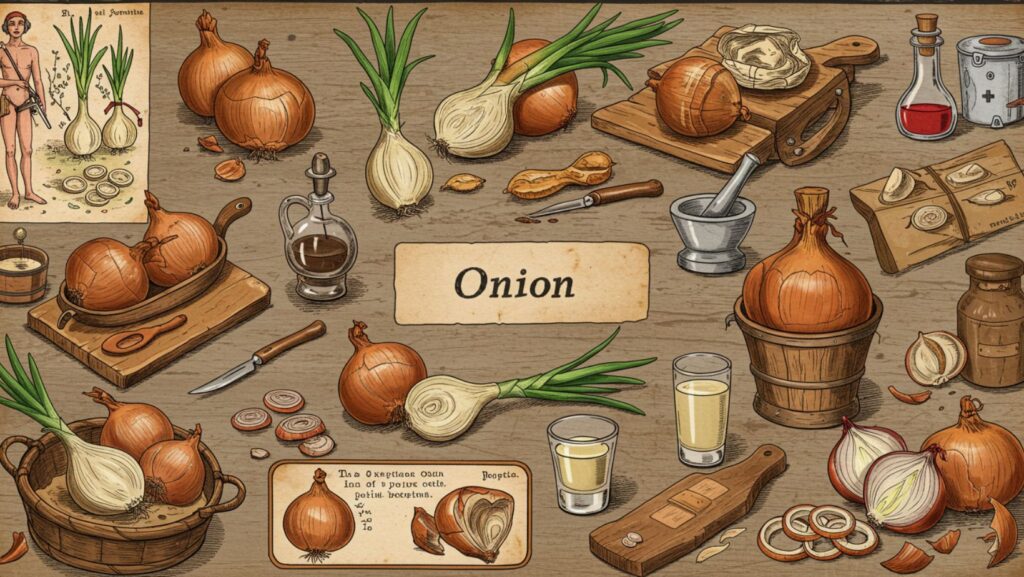 onions in medicine history
