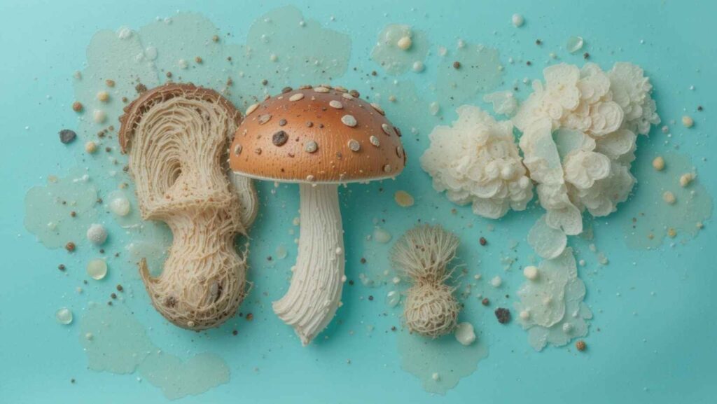 Are button mushrooms high in iron