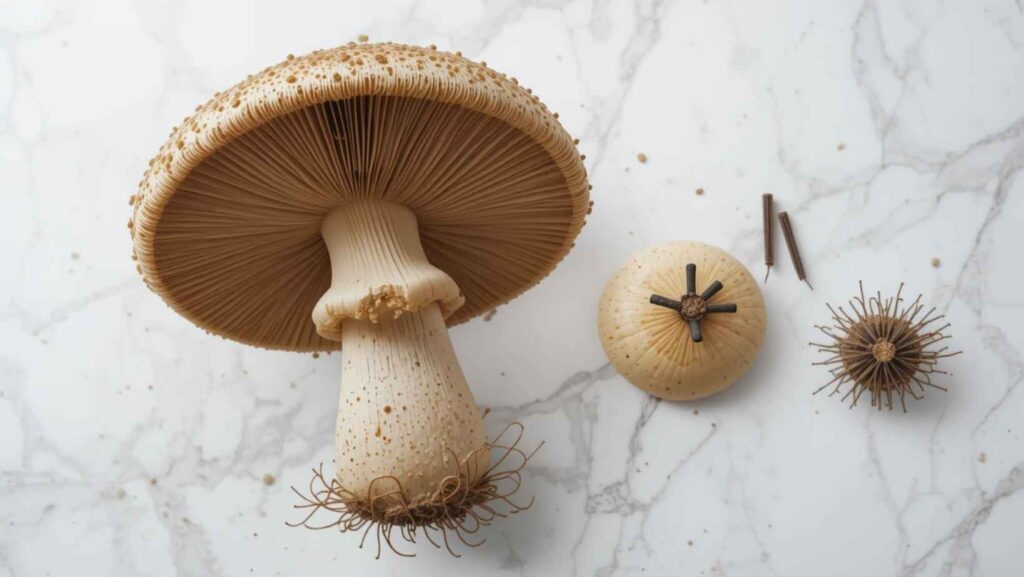 Button mushroom and cholesterol