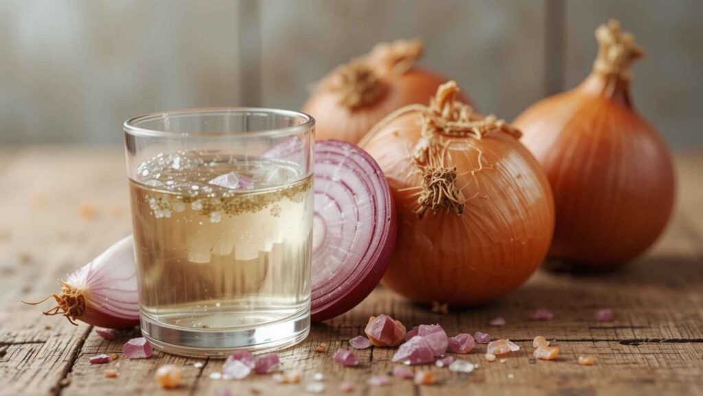 Can onion water cure infection
