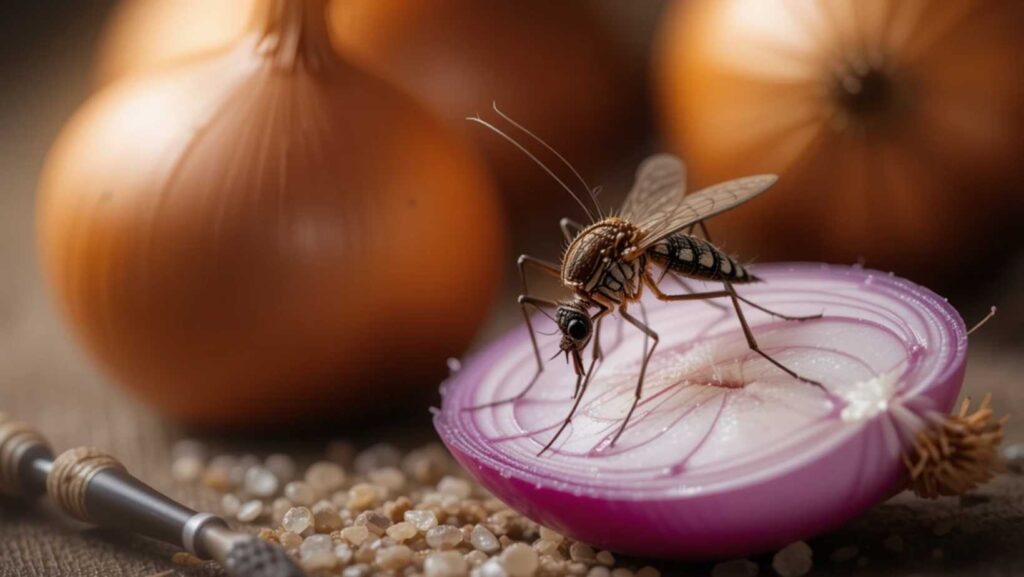 Can onions kill mosquitoes