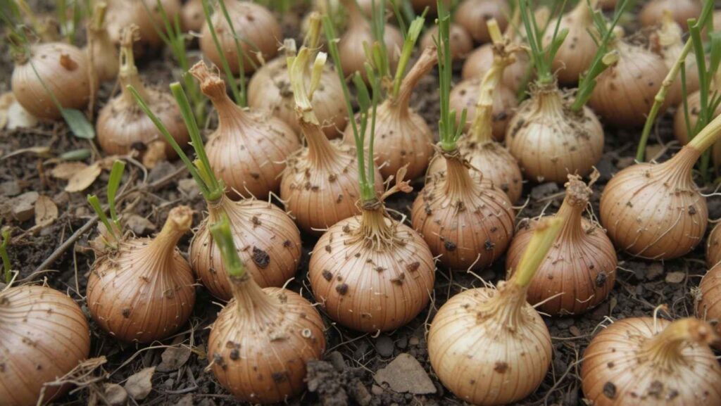 How long onions germinate