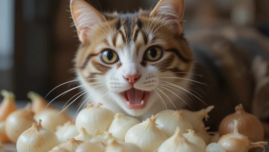 How many onions can cats eat