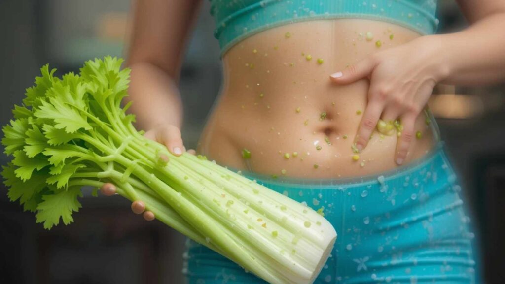 Is celery effective in reducing belly fat