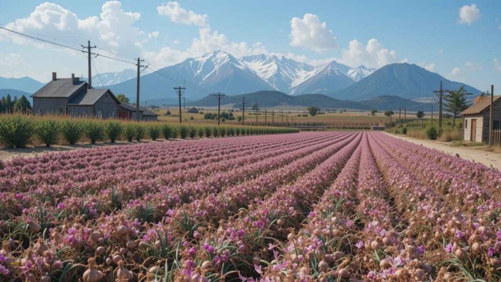 Where are onions grown in the USA