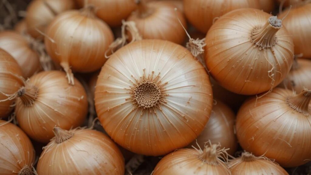 Where should onions be stored