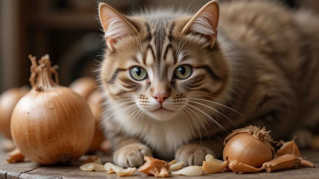 Will onions hurt cats