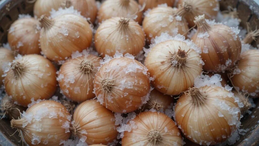 Will onions survive a freeze