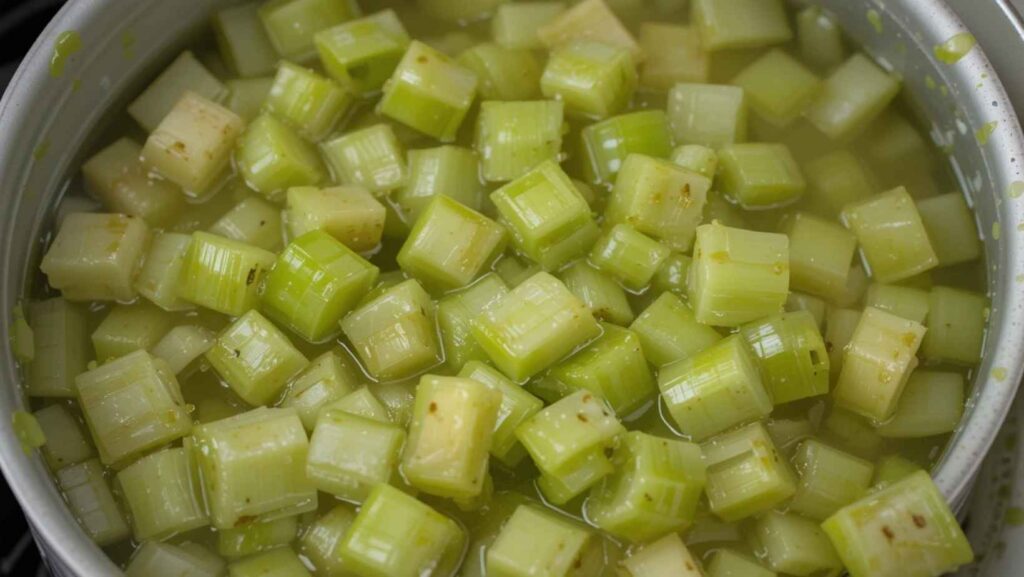 will celery soften in the soup