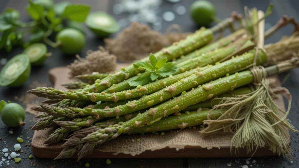 Asparagus or peas