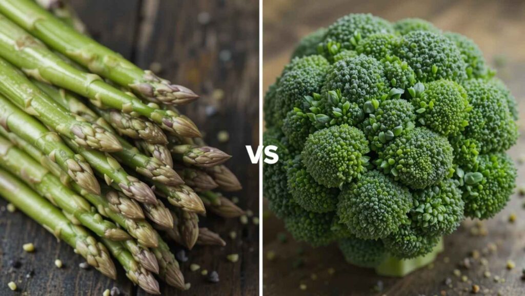 Asparagus vs broccoli fiber