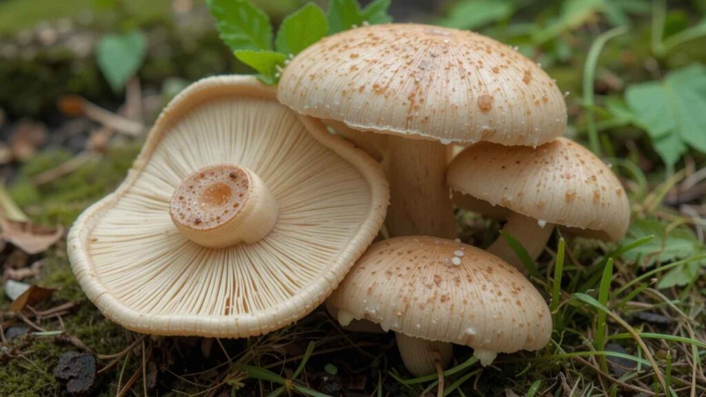 Button mushrooms or oyster mushroom