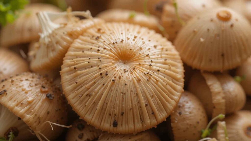 Do button mushrooms have vitamin D
