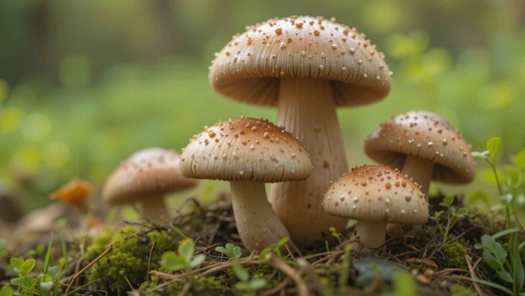 How many calories are in button mushrooms cooked