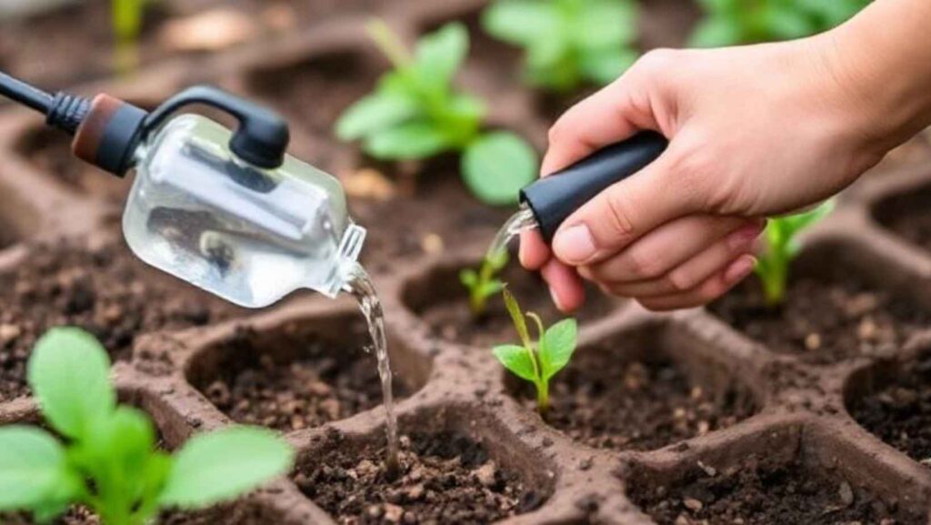 How often should vegetable seeds be watered