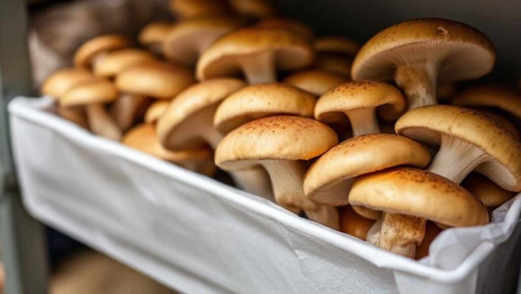 Where to store shiitake mushroom